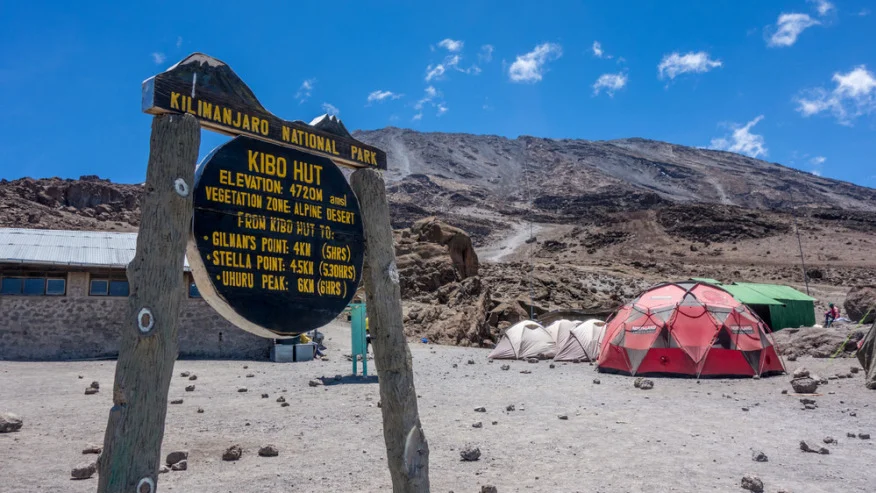 Kibo Hut  – Kilimanjaro National Park safari lodge interior