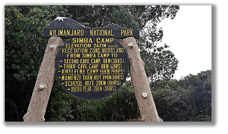 Simba Camp – Kilimanjaro National Park safari lodge interior