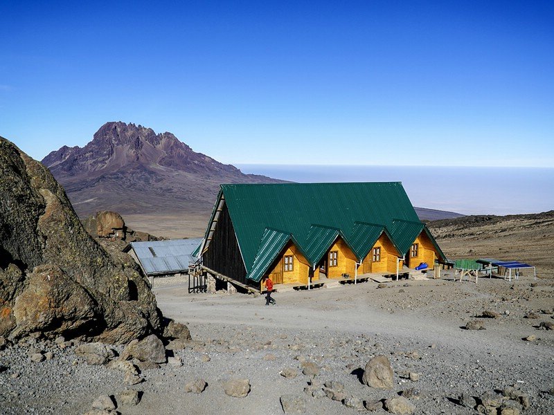 Kibo Hut  – lodge accommodation in Kilimanjaro National Park, Tanzania